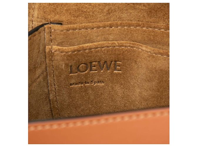 Borsa a tracolla Gate Mini Bicolor LOEWE in tela Anagram e vitello liscio Beige - vista 5