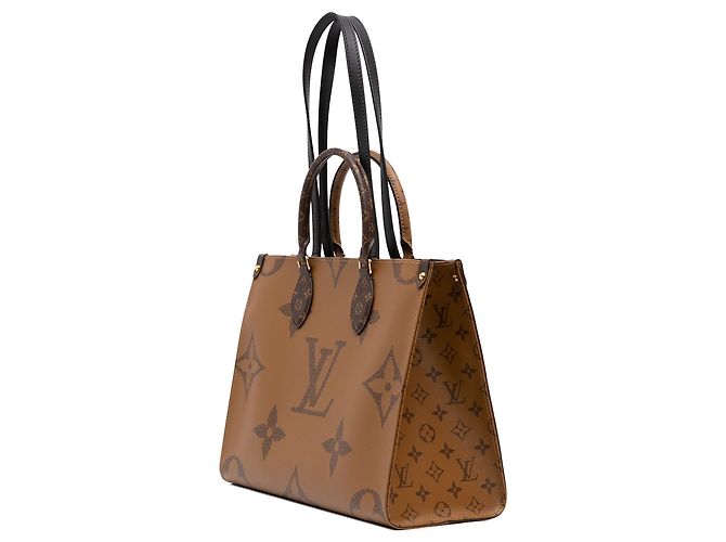 Louis Vuitton Monogram Reverse Giant OnTheGo MM Satchel Tasche Braun - Ansicht 2
