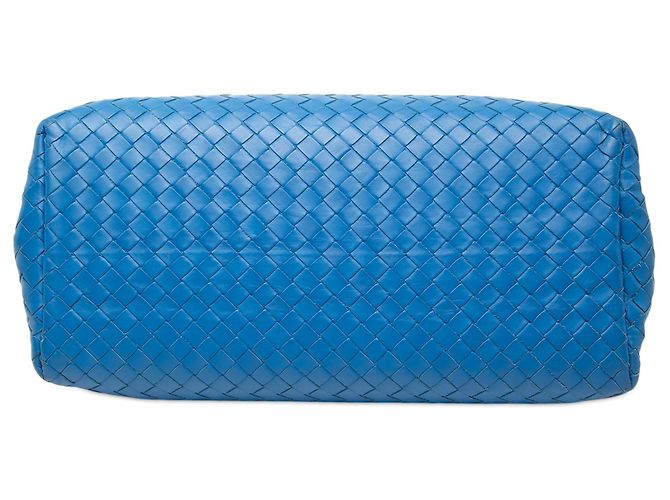 Sac Bottega Veneta Small Nappa Intrecciato Roma Bleu - vue 3