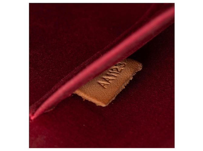Sac Louis Vuitton Monogram Vernis Alma BB rouge - vue 6