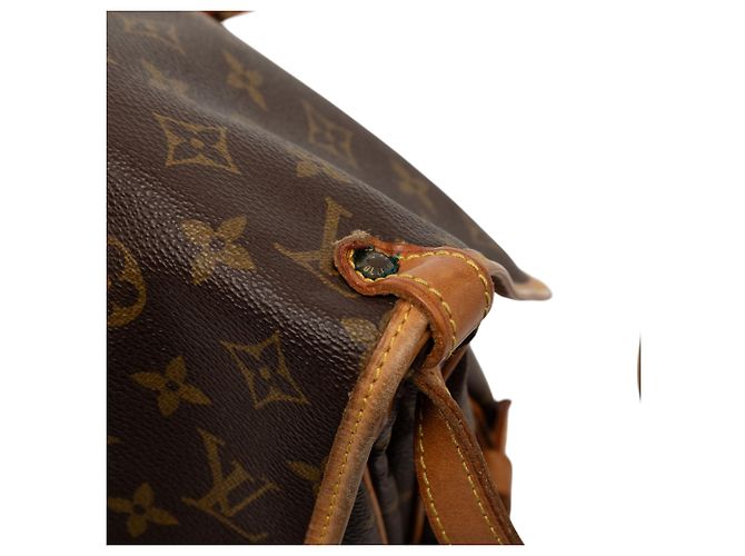 Bolso bandolera Louis Vuitton Monogram Saumur 30 Marrón Castaño - vista 8