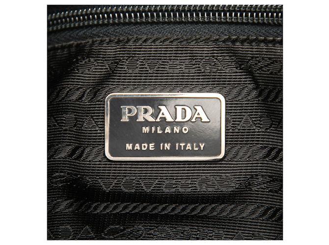 Tote Sacola Prada Tessuto Preta Preto - vista 5