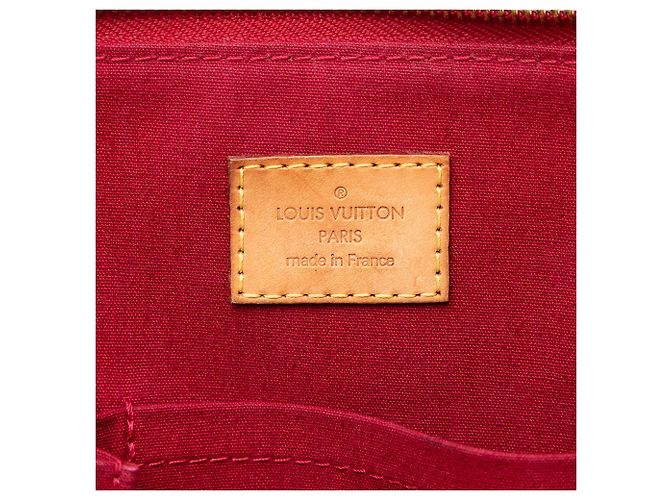 Bolso Louis Vuitton Monogram Vernis Bellevue PM rojo Roja - vista 5