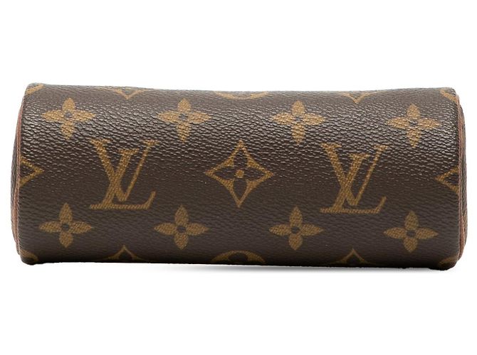 Sac à main Pochette Papillon Monogram Louis Vuitton Marron - vue 3