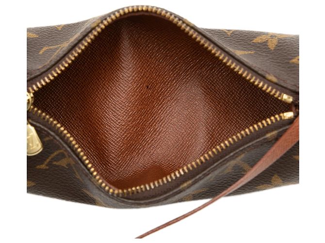 Sac à main Pochette Papillon Monogram Louis Vuitton Marron - vue 4