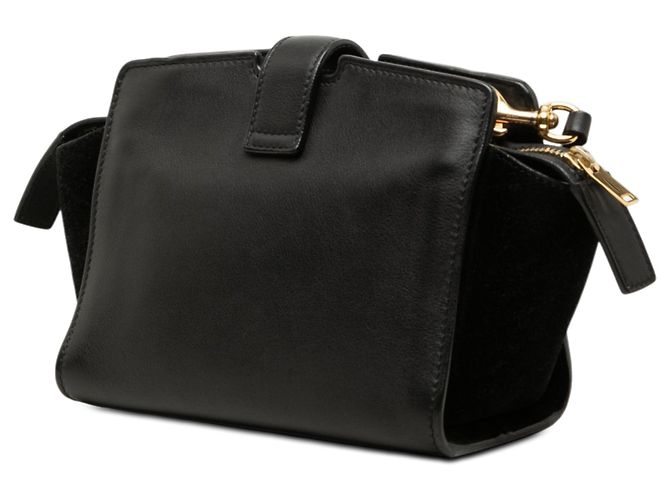 Autre Marque Borsa a tracolla Cabas in pelle monogram Saint Laurent Toy nera Nero - vista 2