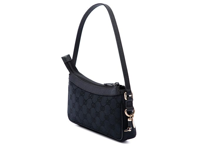 Borsa a tracolla Gucci GG Canvas nera Nero - vista 2