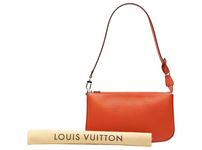 Louis Vuitton Epi Pochette Accessoires Schultertasche Orange - Ansicht 8