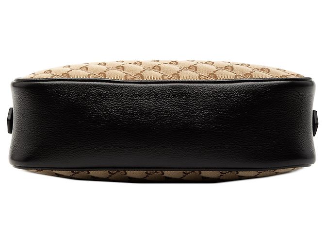 Borsa a tracolla Gucci Small GG Marmont Matelassé in tela GG e pelle, marrone - vista 3