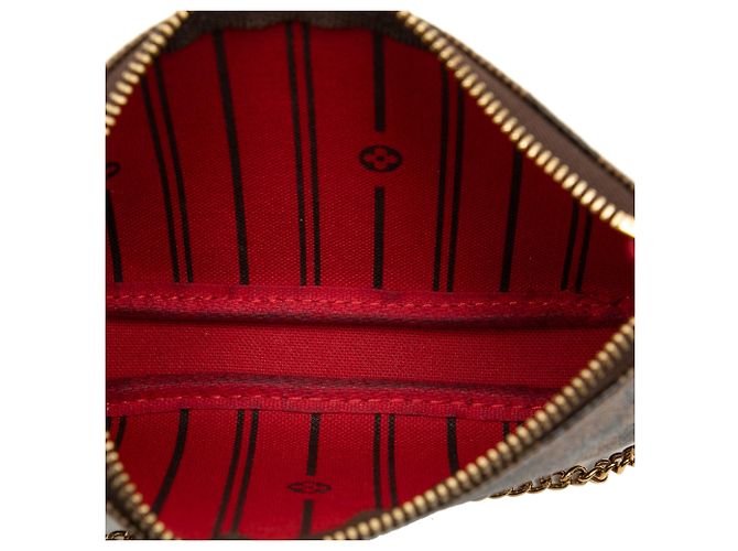 Louis Vuitton Damier Ebene Trunks and Bags Mini Pochette Accessoires Braun - Ansicht 4