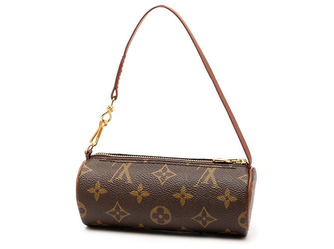Borsa a mano Louis Vuitton Monogram Papillon Pochette Marrone - vista 2