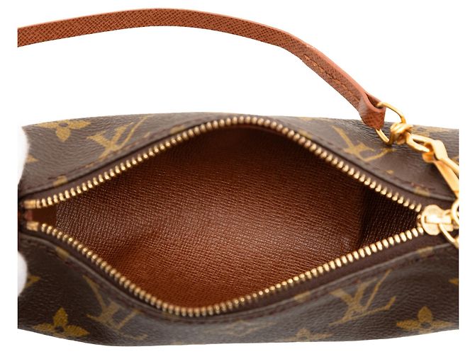 Borsa a mano Louis Vuitton Monogram Papillon Pochette Marrone - vista 4