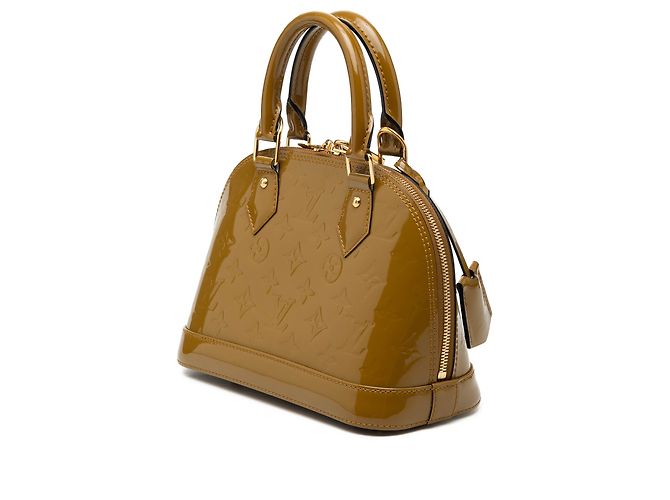 Louis Vuitton Monogram Vernis Alma BB Satchel Tasche Grün - Ansicht 2