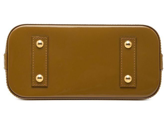 Louis Vuitton Monogram Vernis Alma BB Satchel Tasche Grün - Ansicht 3