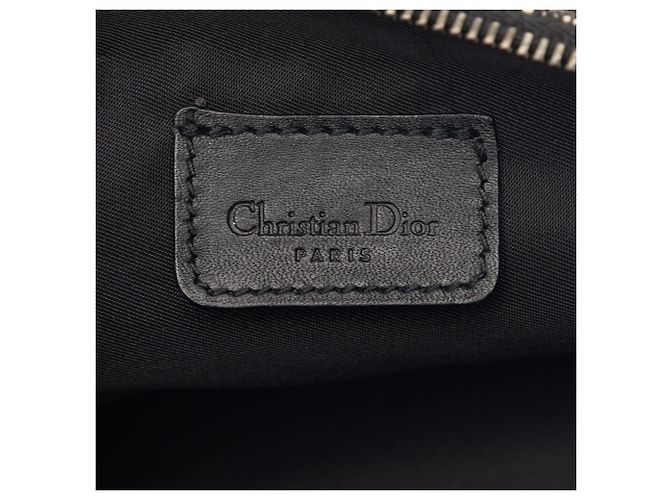 Autre Marque Dior Mini Diorissimo Canvas Saddle Pochette Schultertasche in Schwarz - Ansicht 5