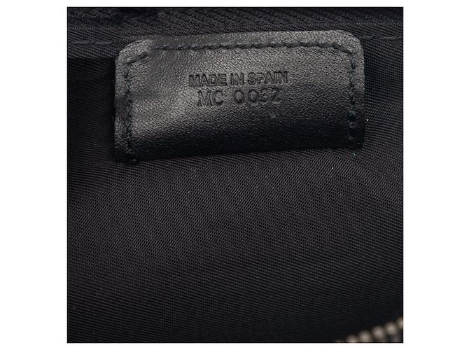 Autre Marque Dior Mini Diorissimo Canvas Saddle Pochette Schultertasche in Schwarz - Ansicht 6