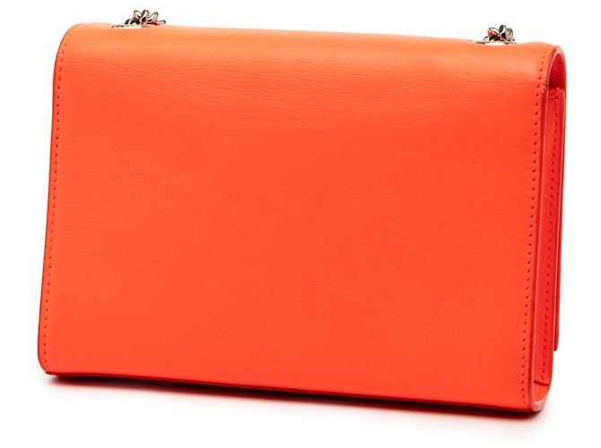 Autre Marque Borsa a tracolla Kate Small in pelle monogramma Orange Saint Laurent Arancione - vista 2