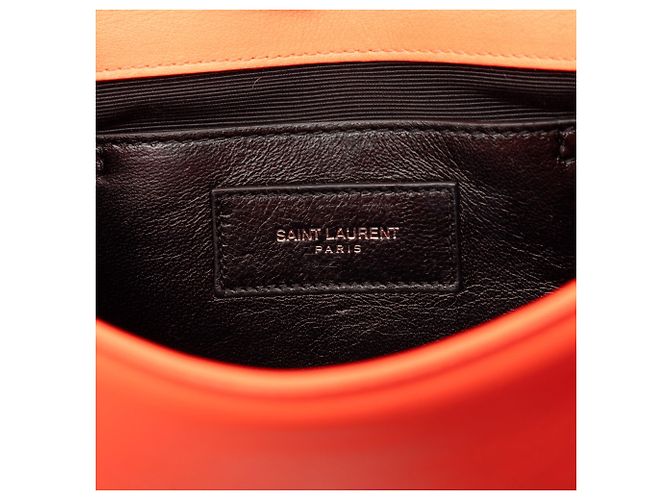 Autre Marque Borsa a tracolla Kate Small in pelle monogramma Orange Saint Laurent Arancione - vista 6