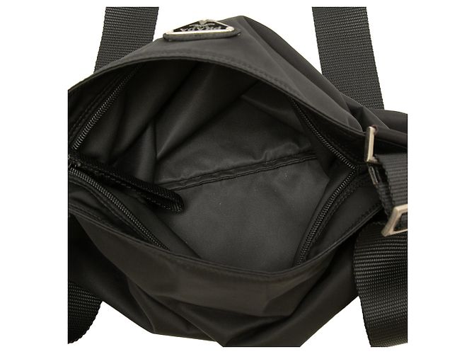 Prada Tessuto Crossbody-Tasche schwarz mit Reißverschluss - Ansicht 4
