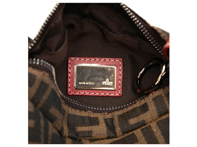 Fendi Zucca Canvas Oyster Hobo-Tasche braun - Ansicht 5