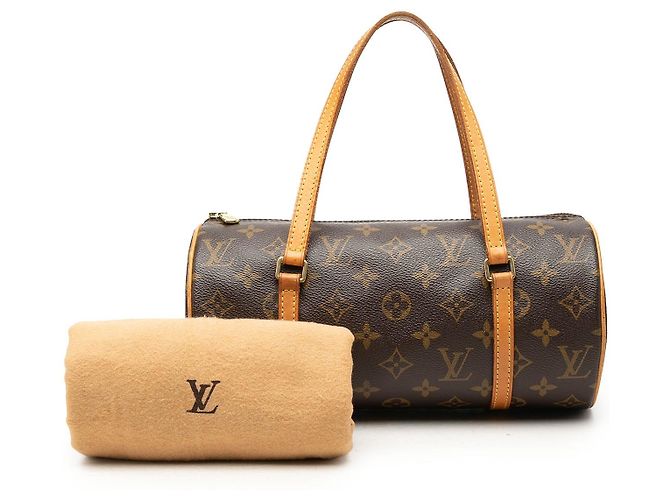 Sac à main Louis Vuitton Monogram Papillon 28 Marron - vue 7