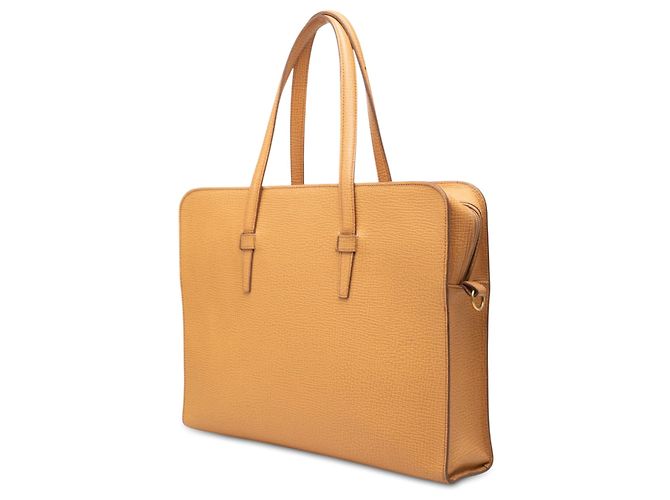 Borsa business in pelle testurizzata LOEWE marrone - vista 2