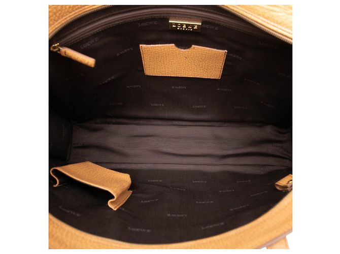 Borsa business in pelle testurizzata LOEWE marrone - vista 4