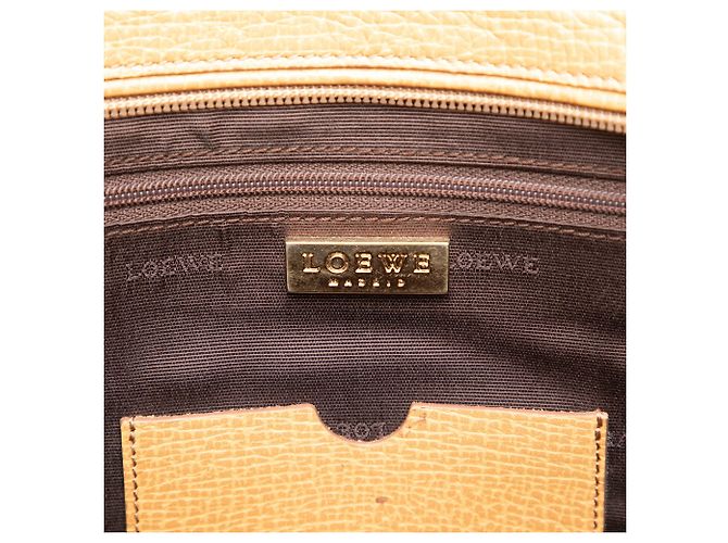 Borsa business in pelle testurizzata LOEWE marrone - vista 5