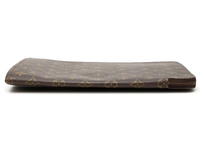 Louis Vuitton Monogram Poche Documents Portfolio 30 Clutch Bag Braun - Ansicht 3