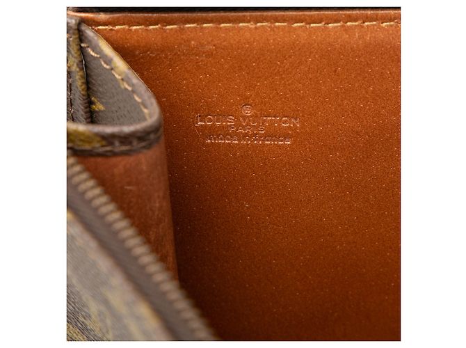 Louis Vuitton Monogram Poche Documents Portfolio 30 Clutch Bag Braun - Ansicht 5