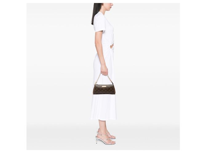 Bolso Satchel Louis Vuitton Monogram Eva Marrón Castaño - vista 6