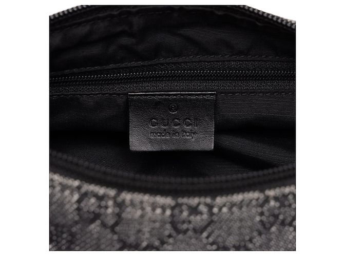 Gucci GG Denim Schultertasche Grau - Ansicht 5