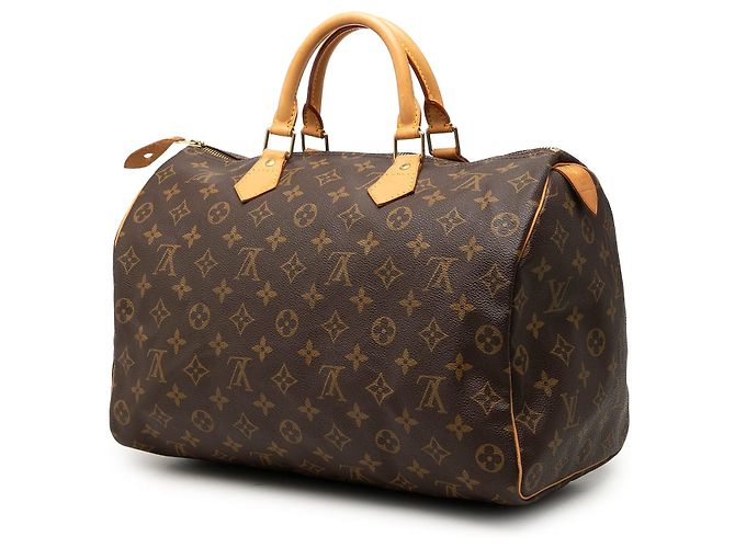Louis Vuitton Monogram Speedy 35 Boston Tasche Braun - Ansicht 2