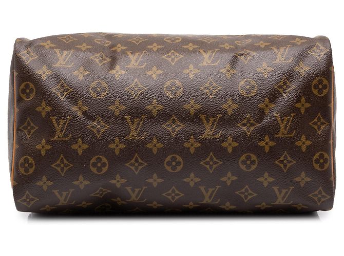 Borsa Boston Louis Vuitton Monogram Speedy 35 Marrone - vista 3