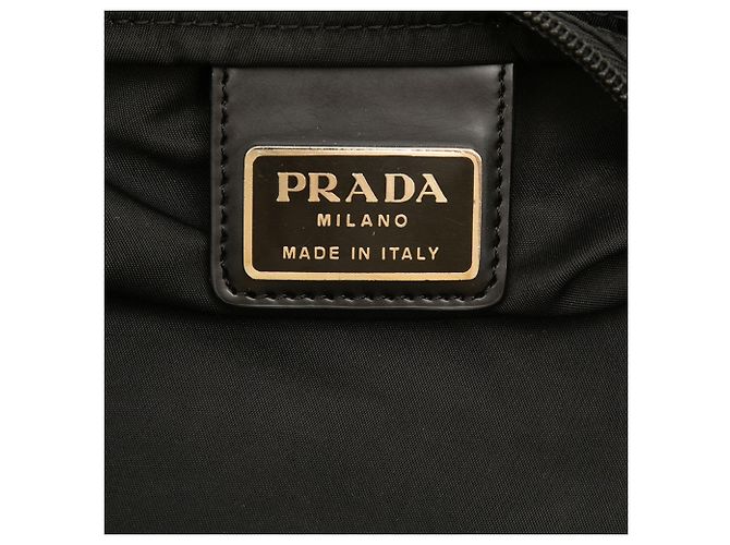 Prada Tessuto Crossbody-Tasche schwarz mit Reißverschluss - Ansicht 5