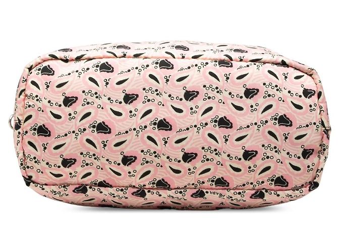 Borsa tote Prada Tessuto Stampato rosa - vista 3