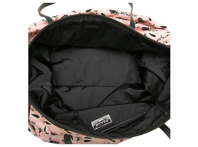 Borsa tote Prada Tessuto Stampato rosa - vista 4