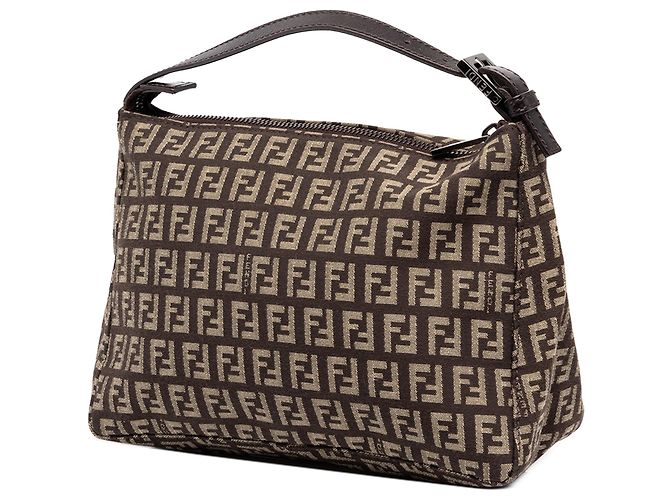 Fendi Zucchino Canvas Handtasche braun - Ansicht 2