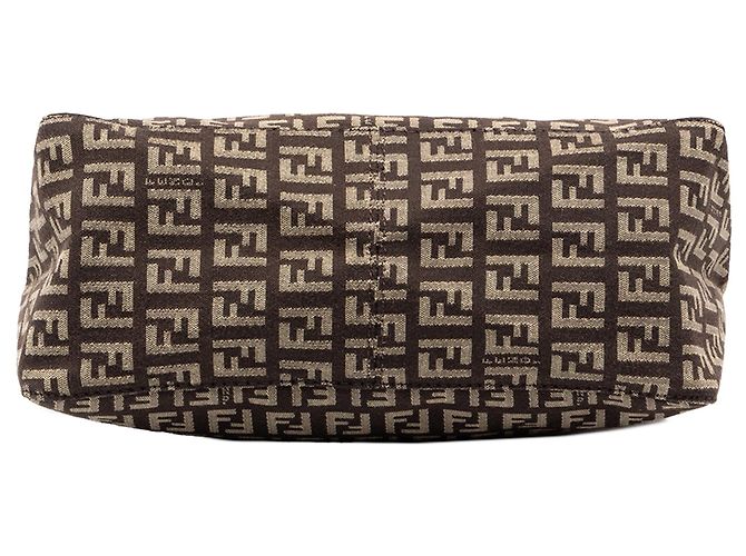 Fendi Zucchino Canvas Handtasche braun - Ansicht 3