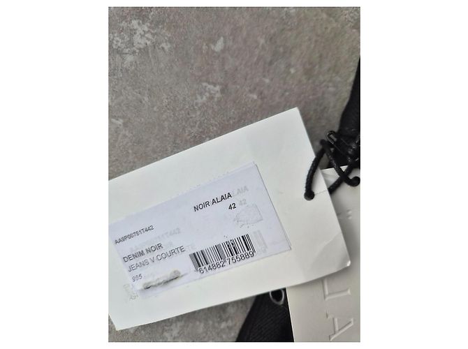 Alaïa schwarze Jeanshose - Ansicht 3