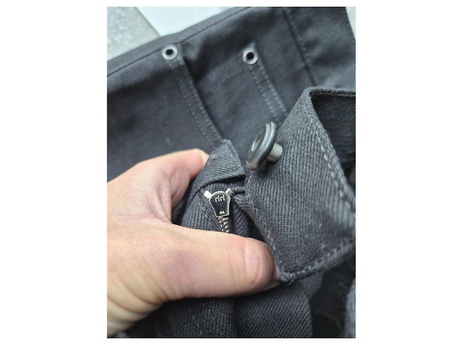 Alaïa schwarze Jeanshose - Ansicht 6