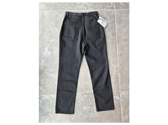 Alaïa schwarze Jeanshose - Ansicht 7