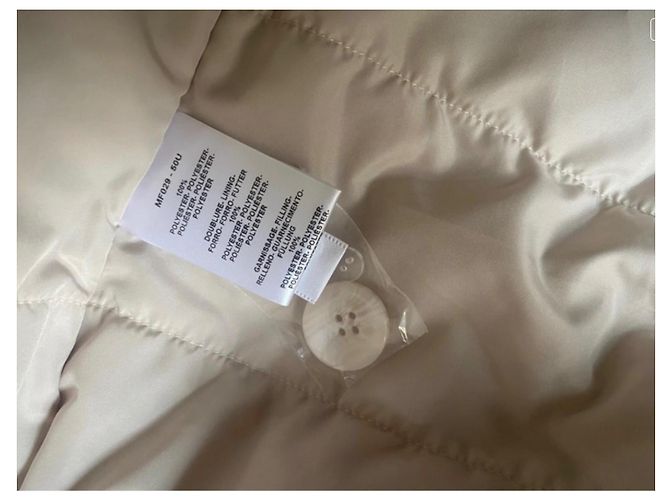 Abrigo de forro polar beige CAROLL PARIS - vista 7