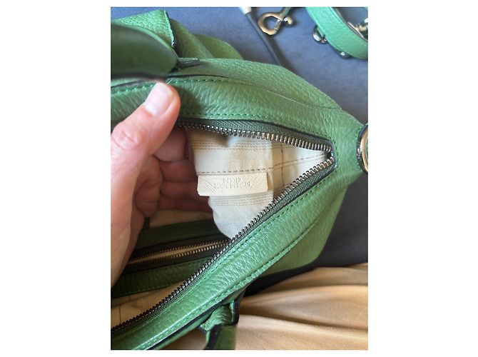 Loewe May Bag 28 Vert Cuir Grainé - vue 11