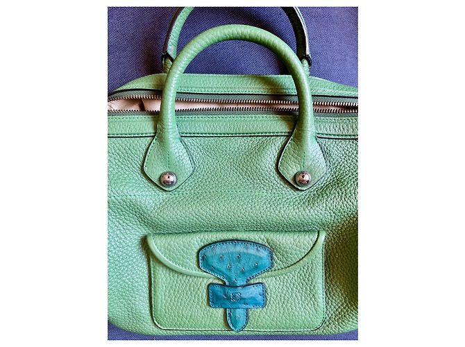 Loewe May Bag 28 Vert Cuir Grainé - vue 12