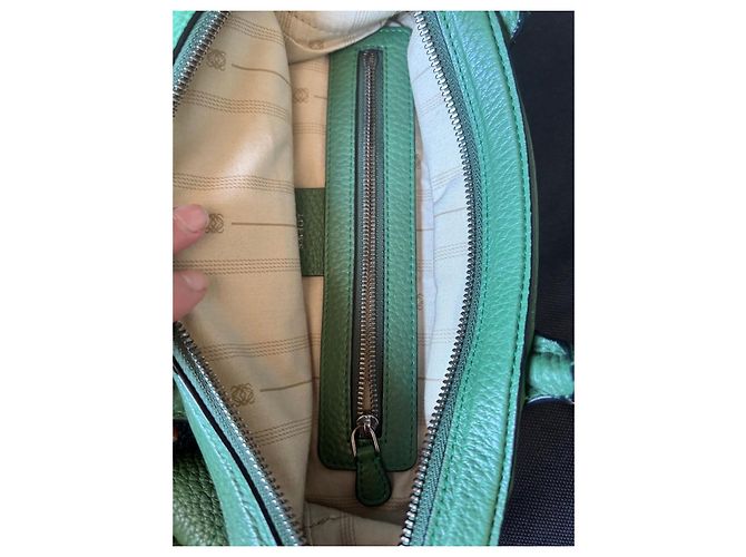 Loewe May Bag 28 Vert Cuir Grainé - vue 13