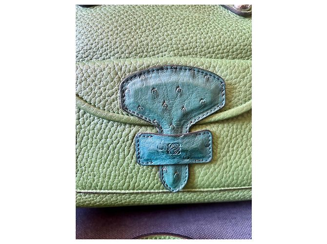 Loewe May Bag 28 Vert Cuir Grainé - vue 2