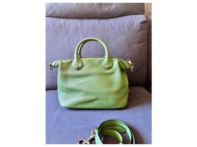 Loewe May Bag 28 Vert Cuir Grainé - vue 5