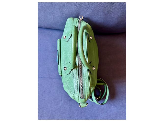 Loewe May Bag 28 Vert Cuir Grainé - vue 6
