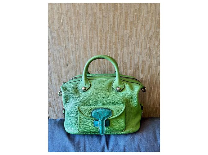Loewe May Bag 28 Vert Cuir Grainé - vue 7